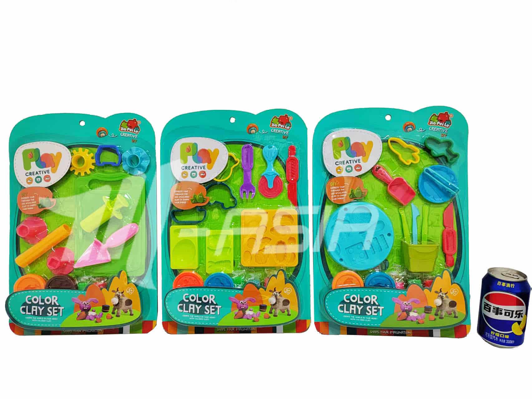 Color clay vacuum forming set