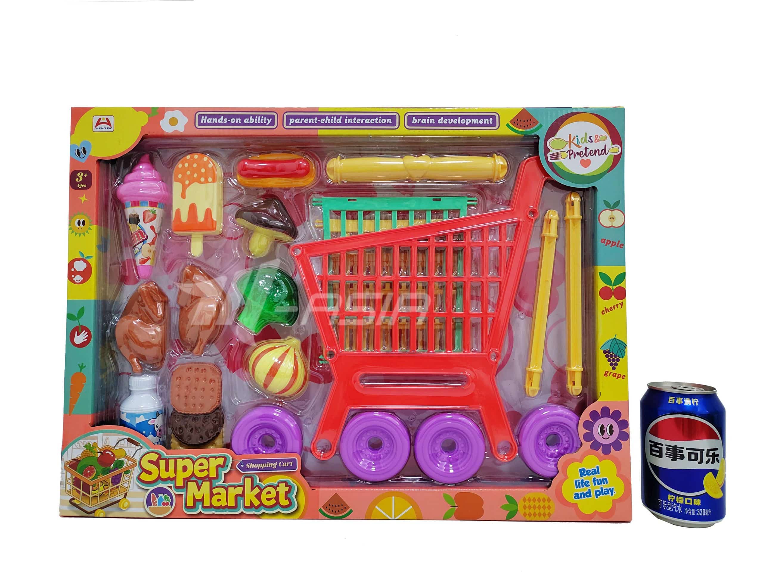 Shopping cart play sheet