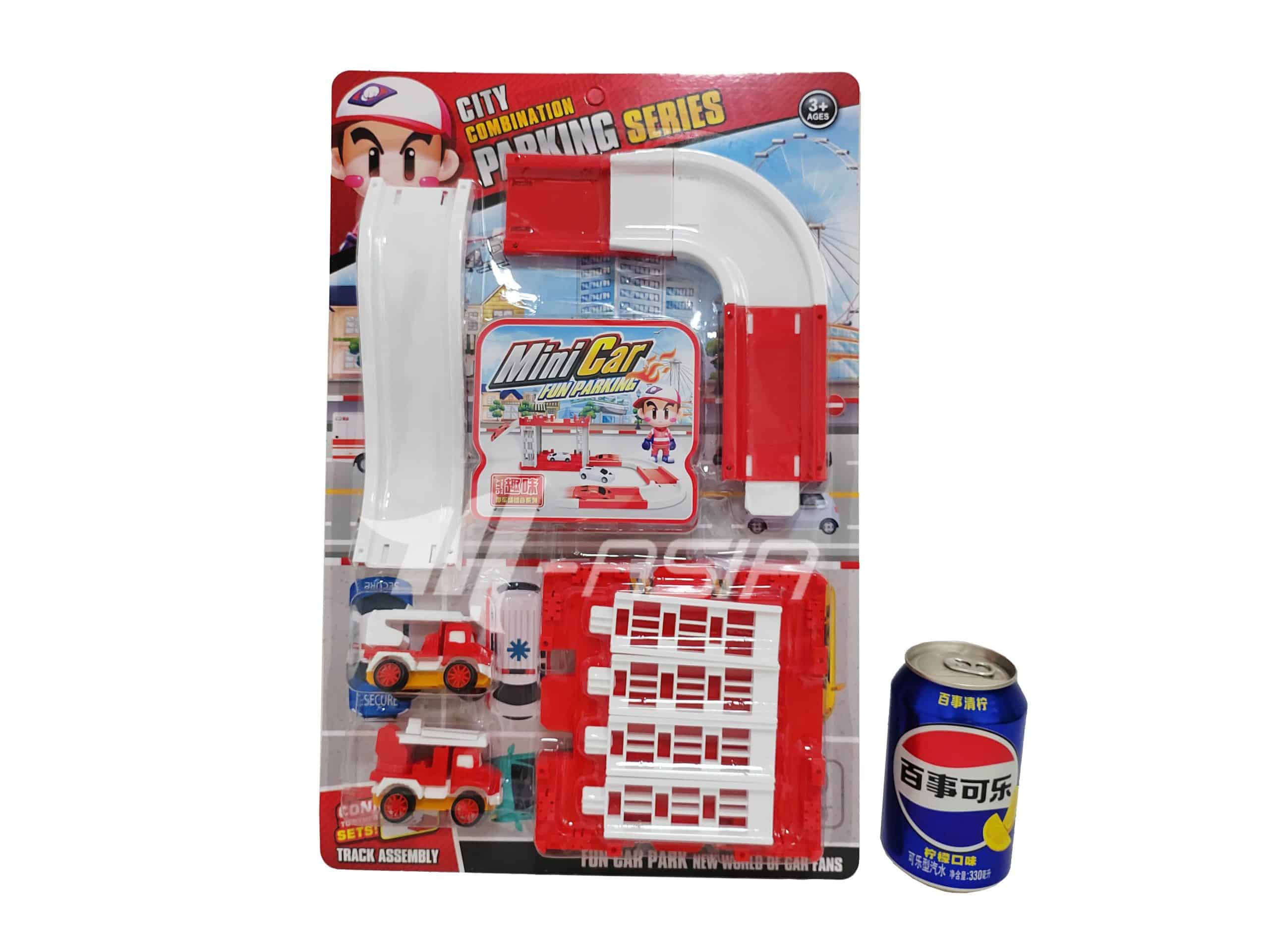 Building car track play sheet