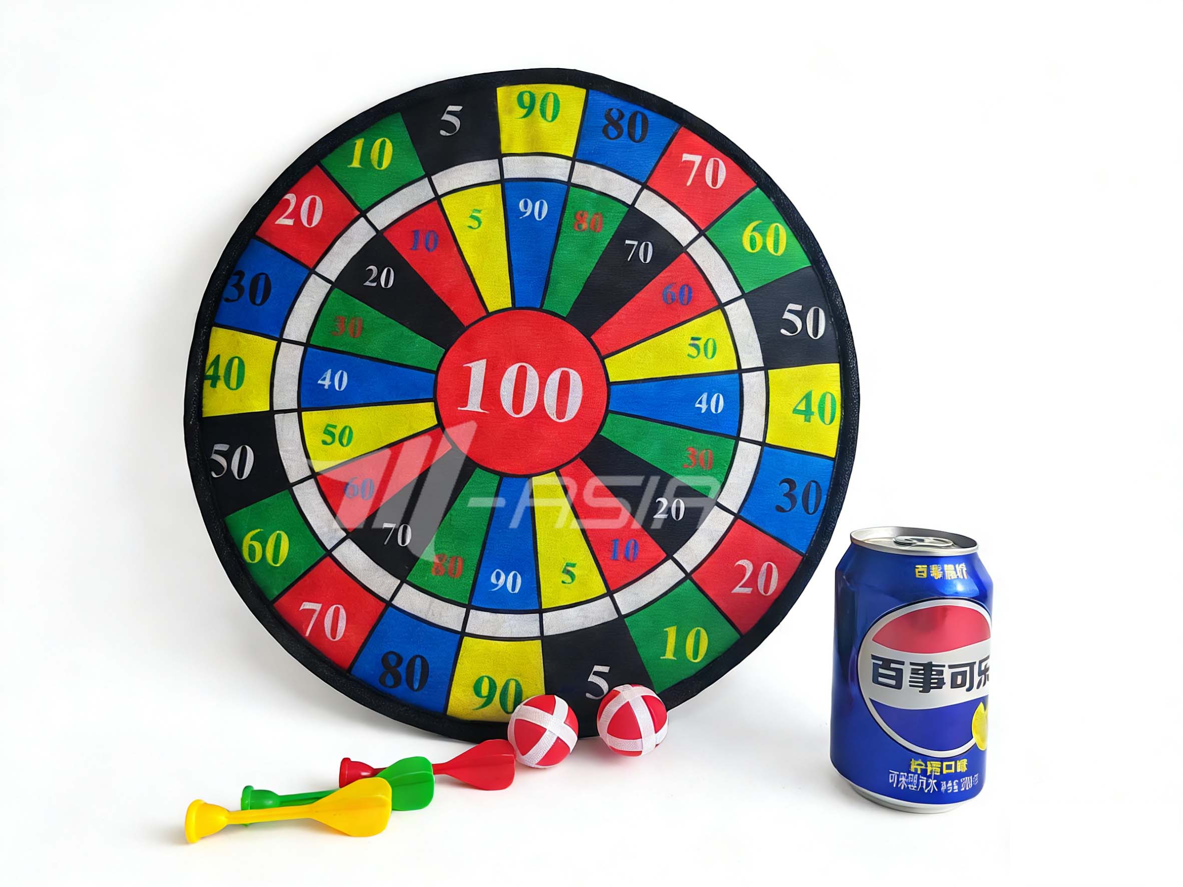 36cm target, 3 targets, 2 balls