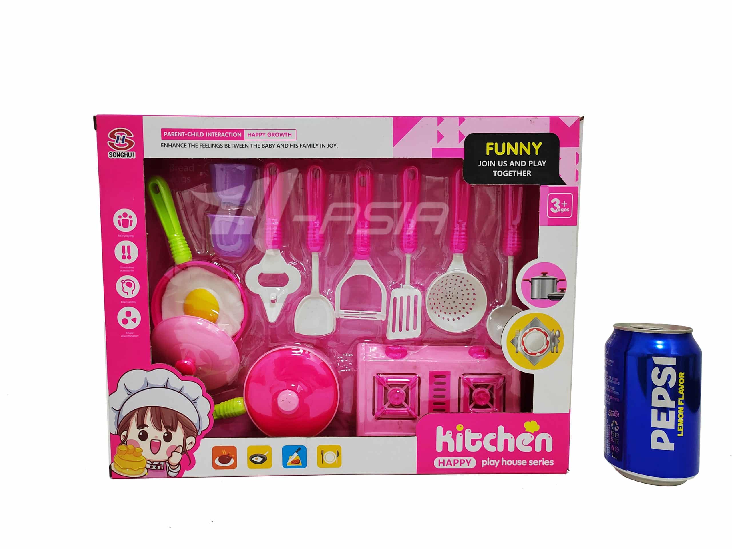 Kitchen cooking play set