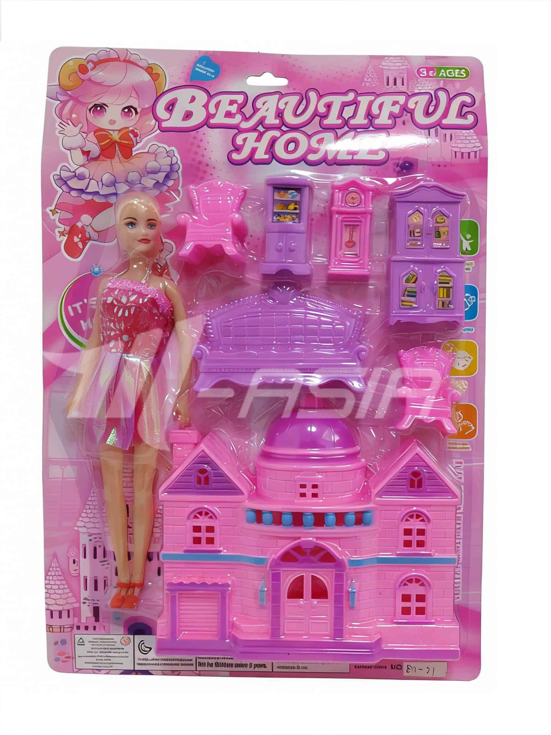 Castle furniture doll play set - Image 2